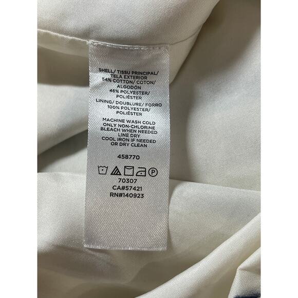 LOFT Ann Taylor Women's Multicolor Striped Tweed Raw Hem Pencil Mini Skirt Sz 6 - Picture 5 of 5